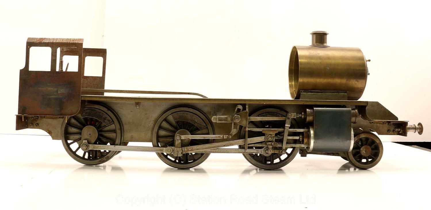 3 1/2 inch gauge LMS Mogul, running chassis with tender
