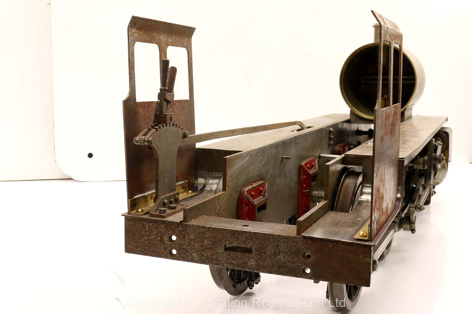 3 1/2 inch gauge LMS Mogul, running chassis with tender