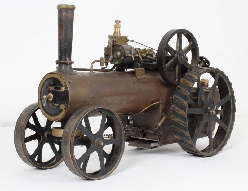 Vintage 1 inch scale traction engine