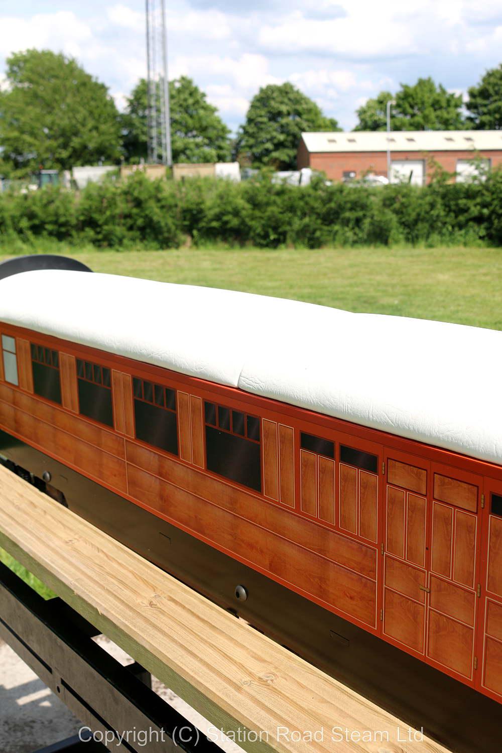5 inch gauge LNER teak coach