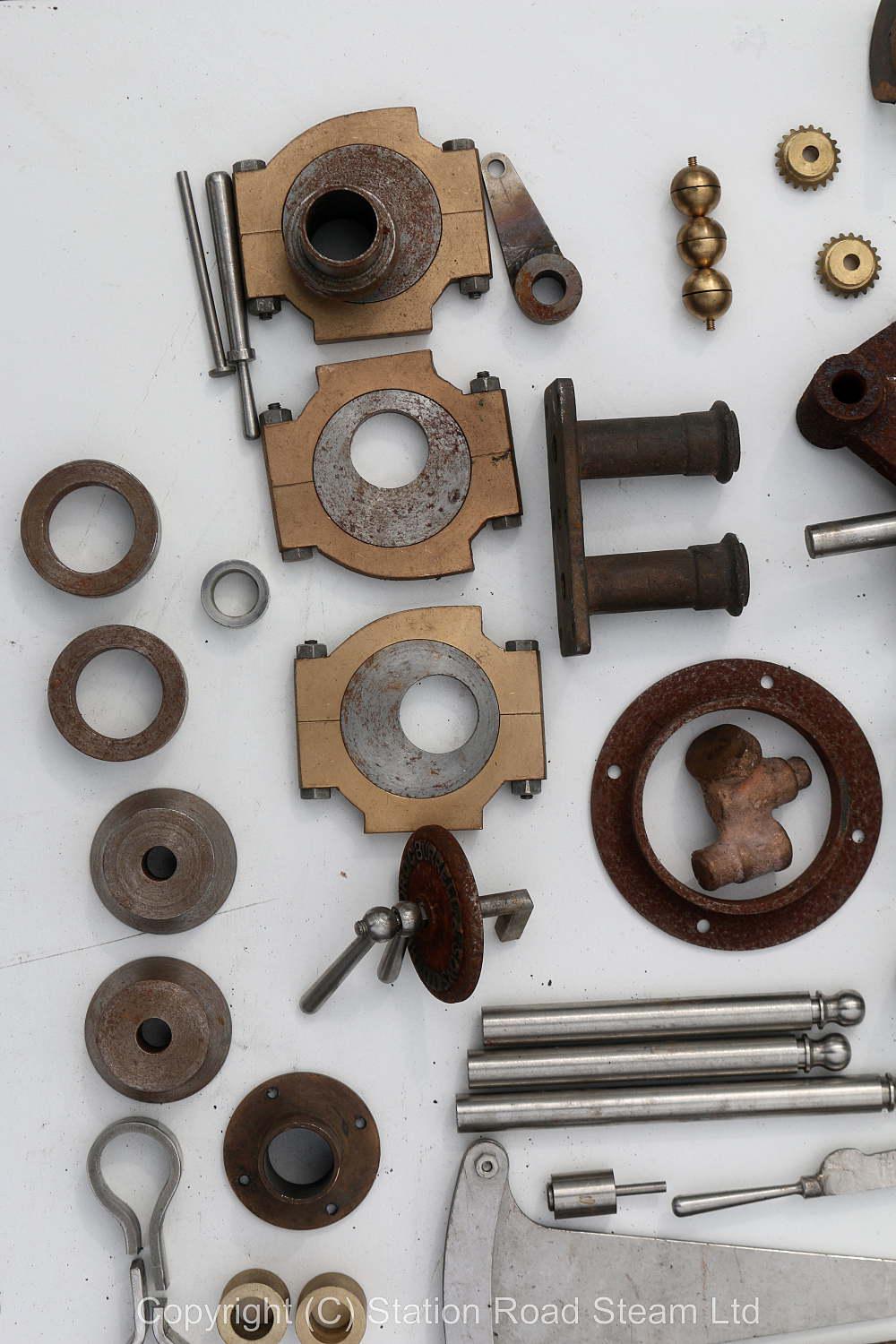 3 inch scale Burrell traction engine parts & boiler