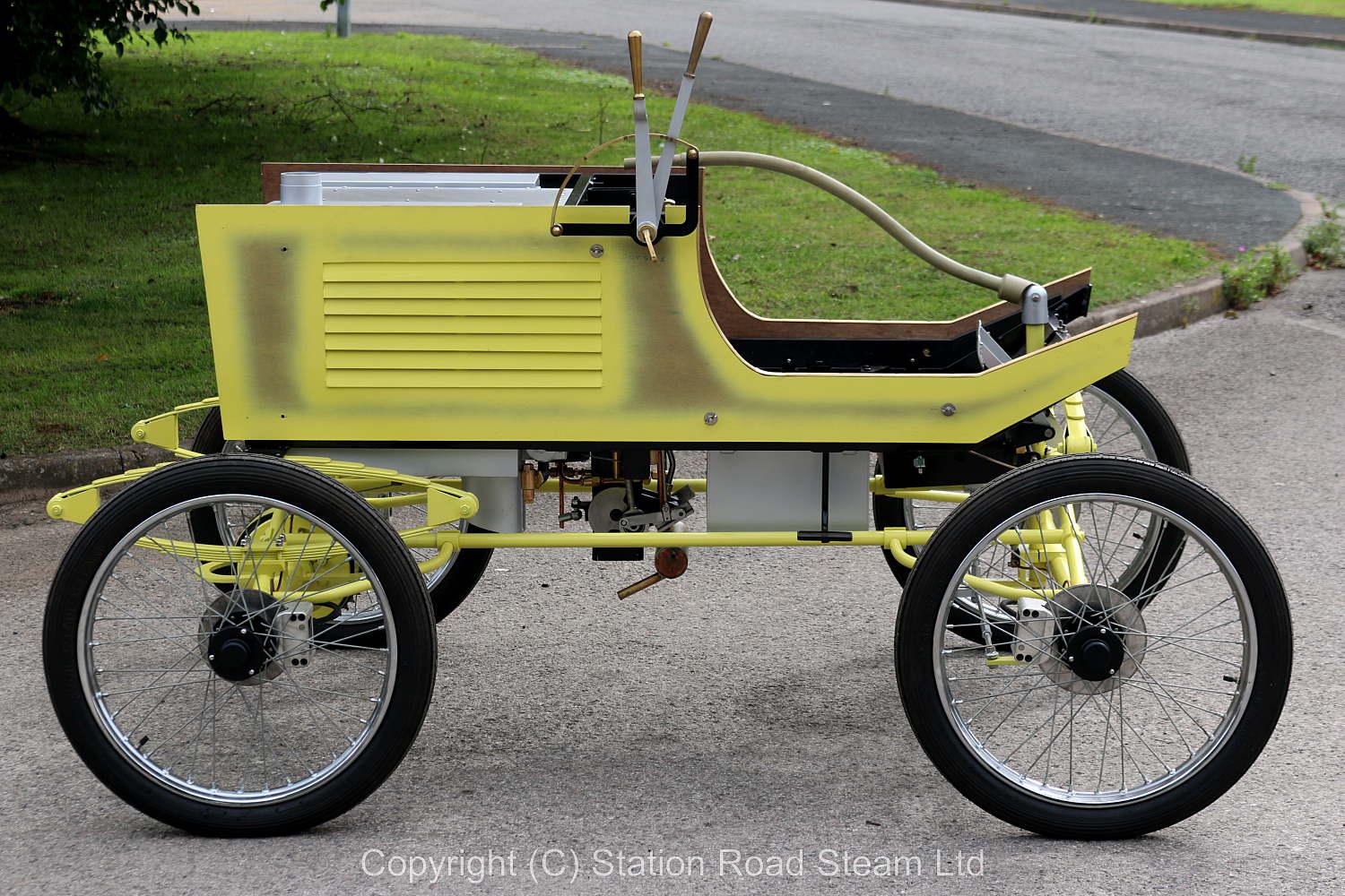 Part-built Likamobile steam car