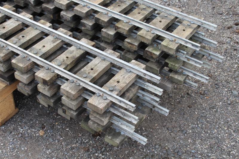 9 lengths of 5 inch gauge track