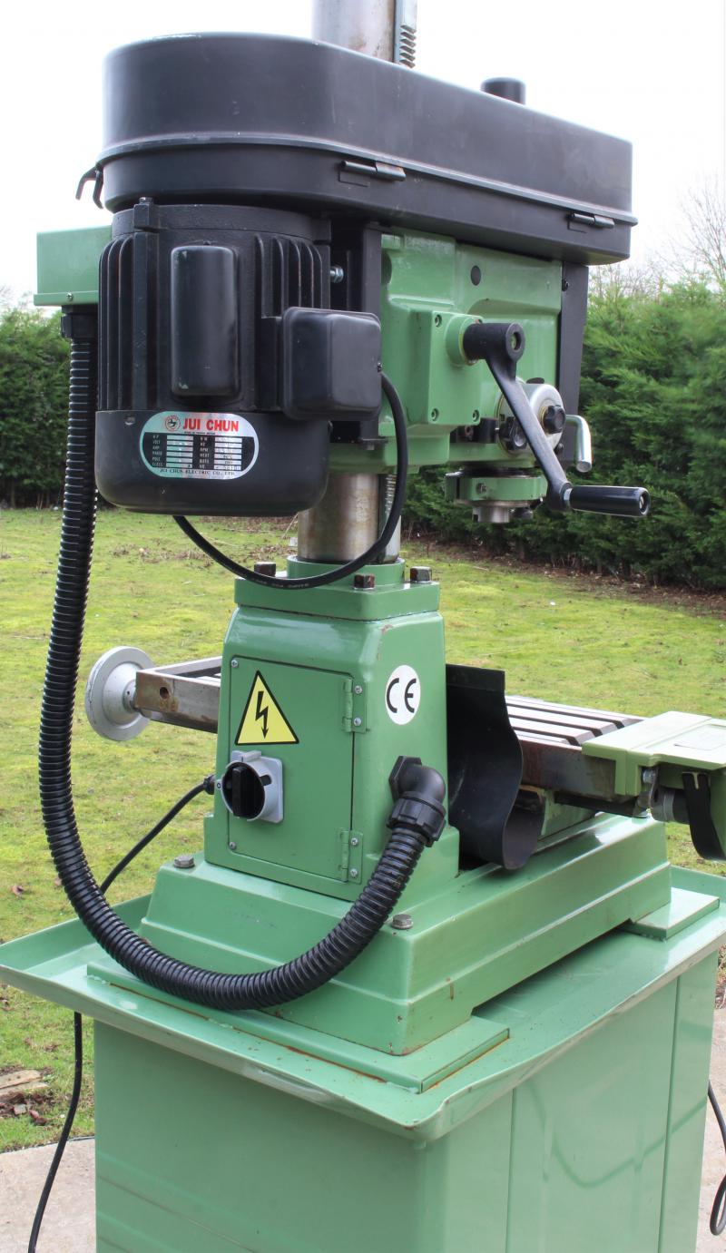 Warco Minor mill with stand, power table feed and tooling