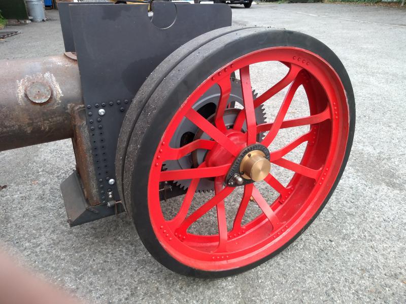 Part-built 4 inch scale Burrell agricultural engine