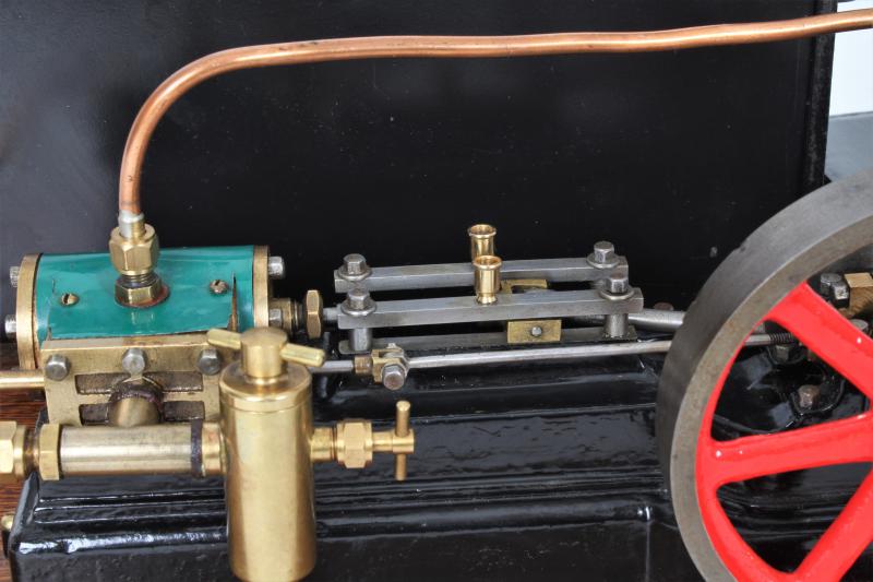 Stuart S50 mill engine with spirit-fired boiler