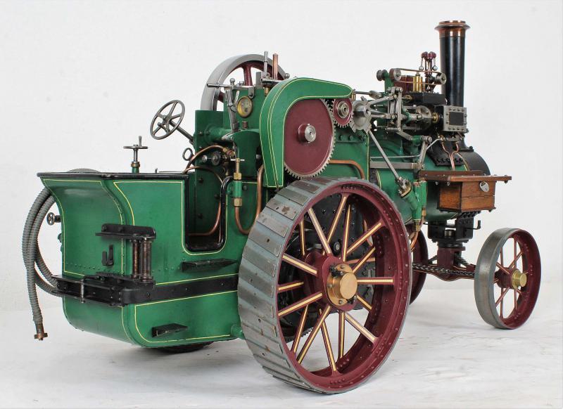 1 1/2 inch scale double crank agricultural engine