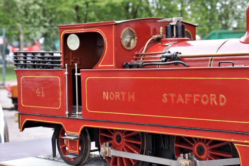 3 1/2 inch gauge North Staffordshire Railway 2-4-2T