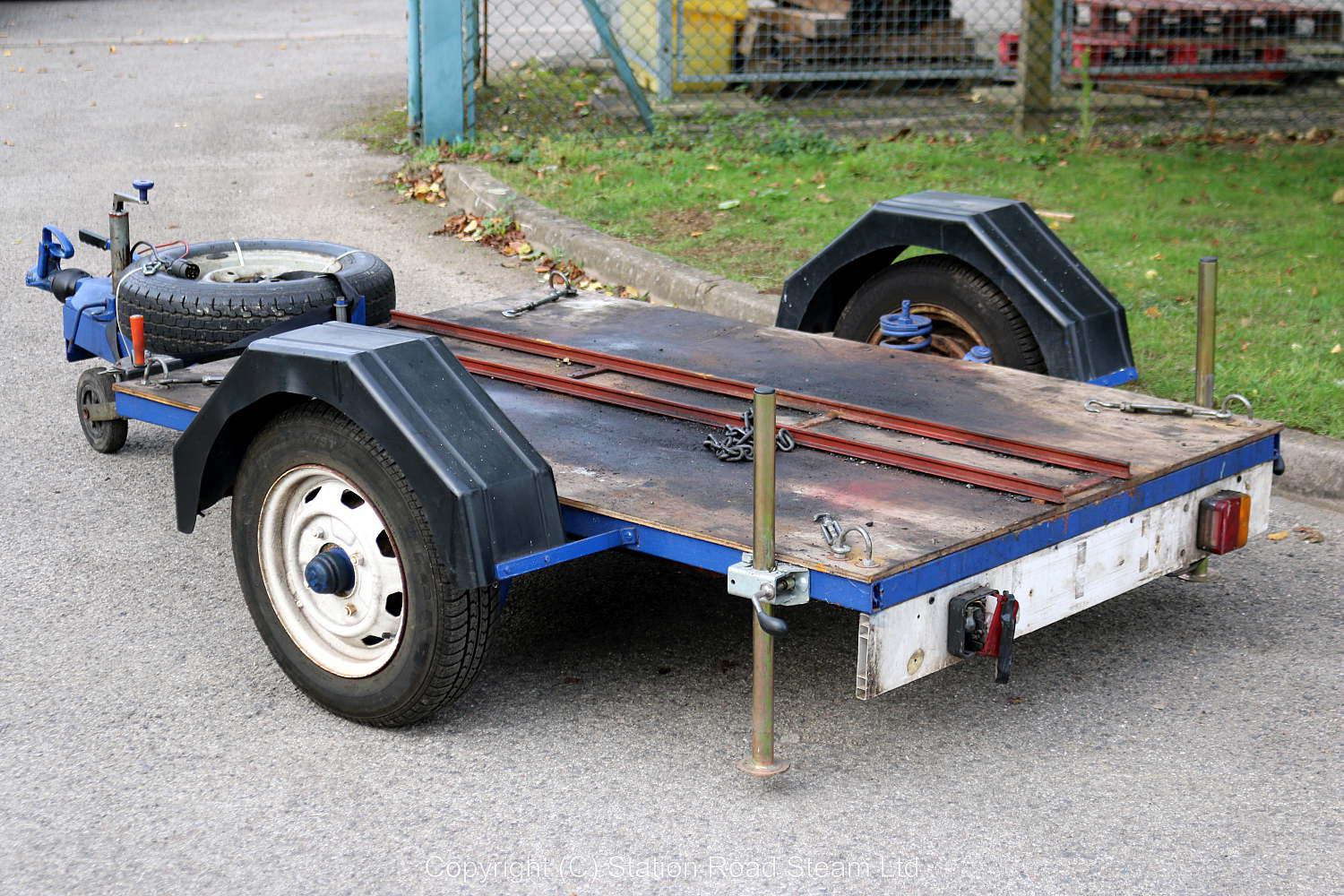 7 1/4 inch gauge fitted road trailer  