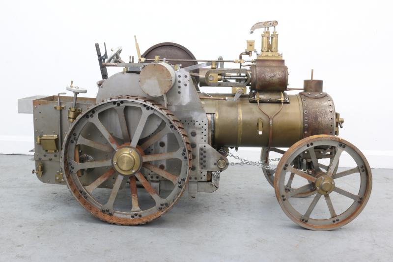 4 inch scale part-built Ruston steam tractor
