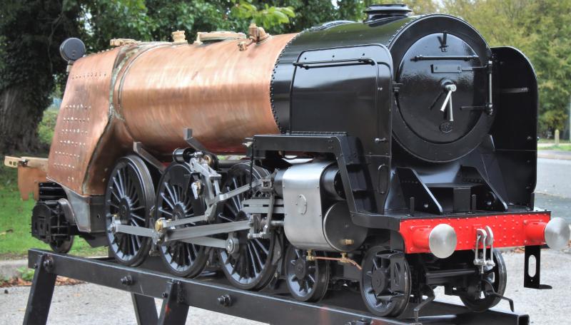 7 1/4 inch gauge "Britannia" with commercial boiler
