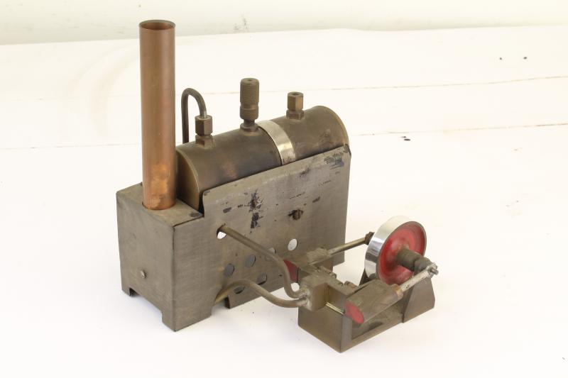 Scratch built steam plant with twin cylinder oscillating engine