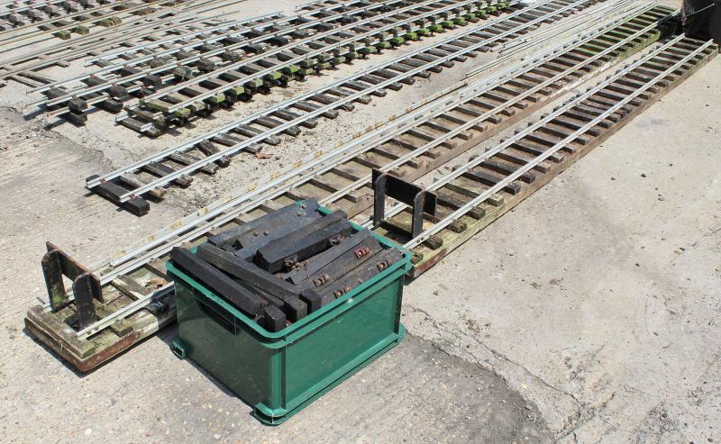 5 inch gauge track & turnout, 16mm rail