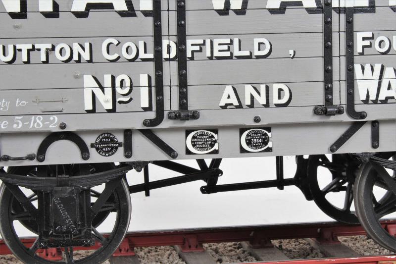 5 inch gauge private owner wagon "N.A.Walton"