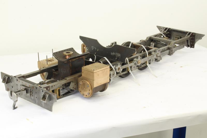 3 1/2 inch gauge Alco "Mountaineer" chassis with cylinders