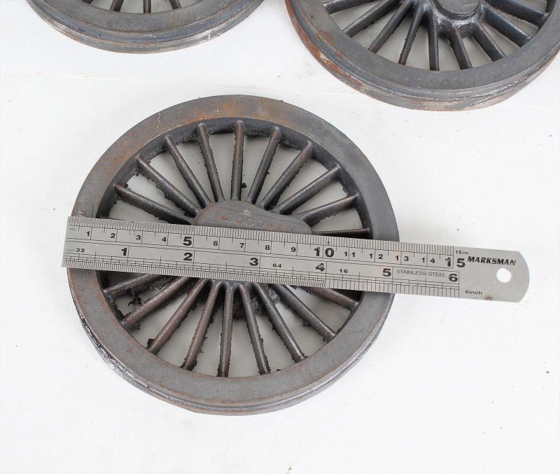 3 1/2 inch gauge driving wheel castings