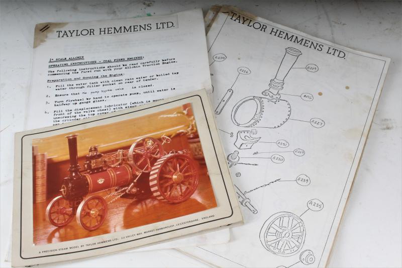 3/4 inch scale Taylor Hemmens Allchin agricultural engine
