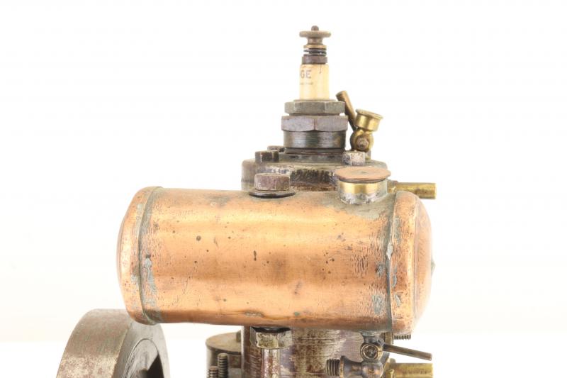 Scratch-built vintage single cylinder IC engine