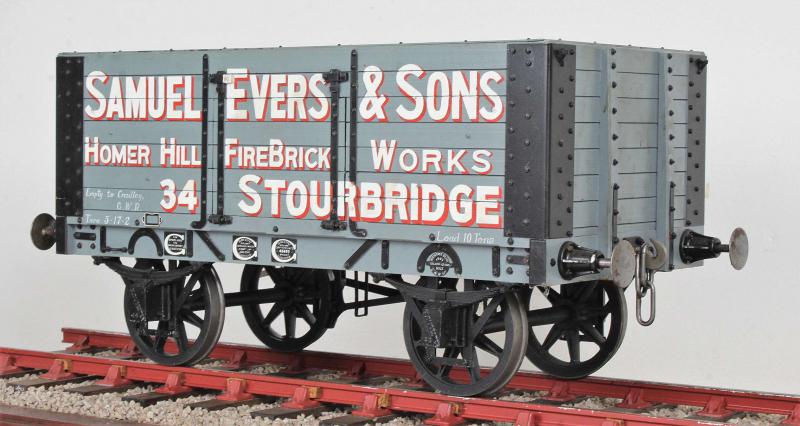 5 inch gauge private owner wagon "Samuel Evers & Sons"