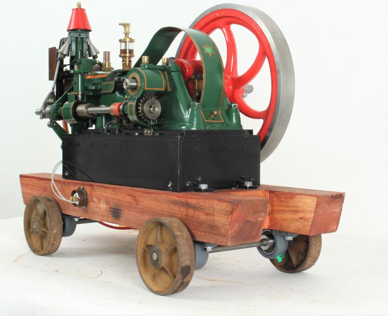 Large model open crank engine