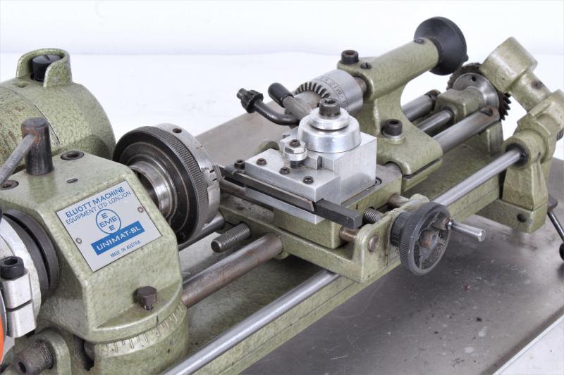 Unimat SL lathe with power feed & milling attachment