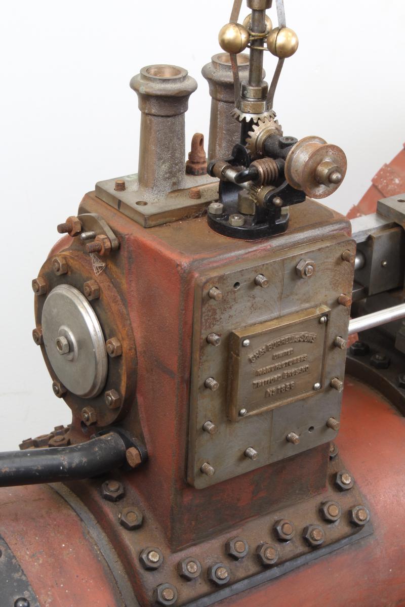 4 inch scale Burrell agricultural engine, commercial boiler, drawings