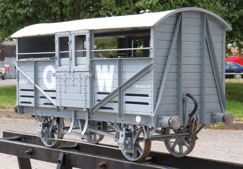 7 1/4 inch gauge GWR W5 cattle wagon