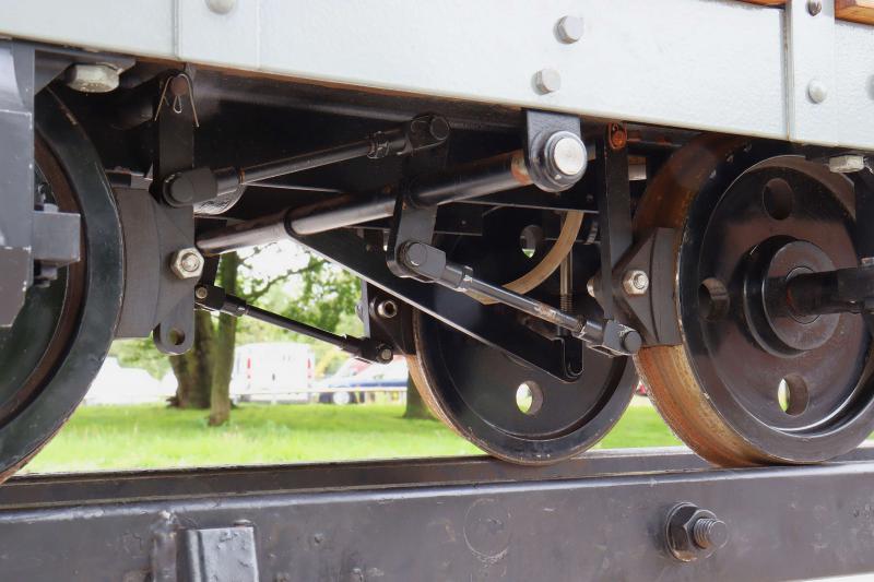 7 1/4 inch narrow gauge braked slate wagon