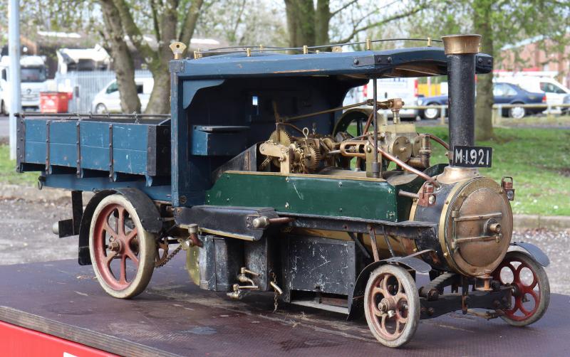 Vintage steam wagon