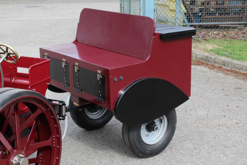4 inch scale Burrell agricultural engine with trailer