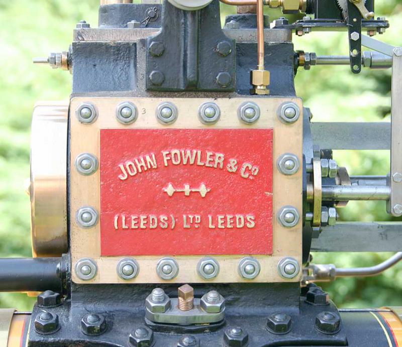 4 inch scale Fowler K5 ploughing engine