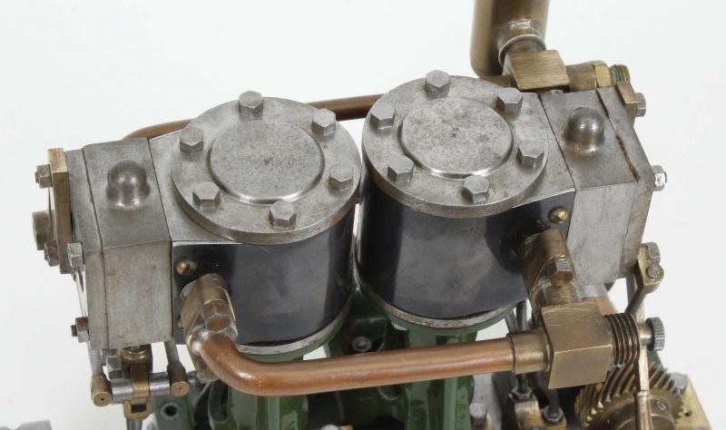 Stuart Double Ten with reversing gear & boiler feed pump