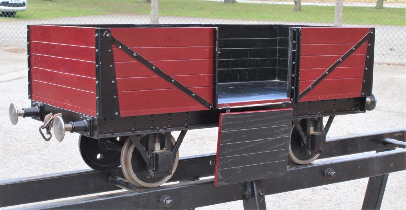 7 1/4 inch gauge plank wagon