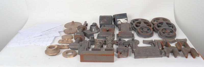 7 1/4 inch gauge Edward Thomas drawings and castings