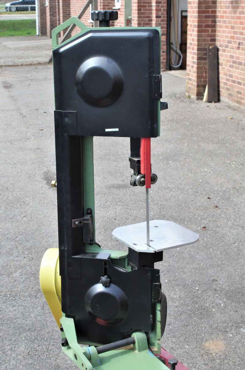 Warco bandsaw with trolley