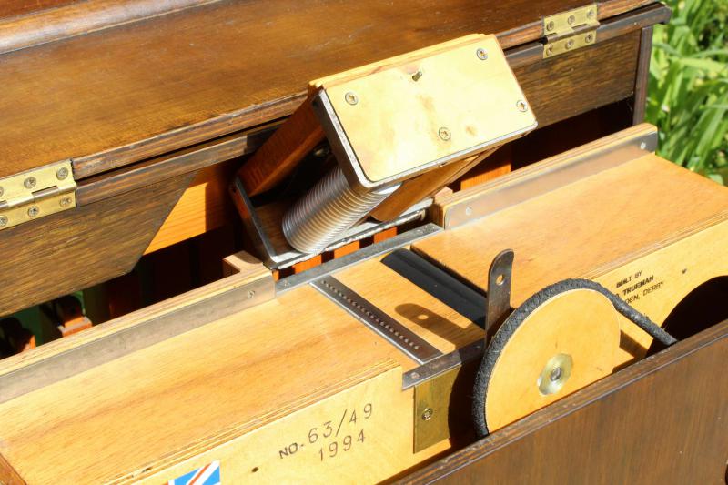 Trueman hand-turned pipe organ