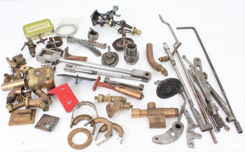 Collection of parts for 4 1/2 inch scale Burrell