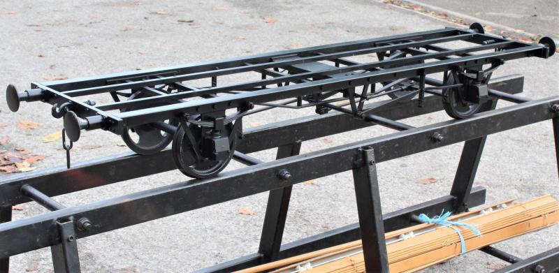 7 1/4 inch gauge braked four wheel wagon chassis