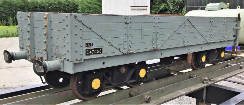 5 inch gauge planked bogie wagon