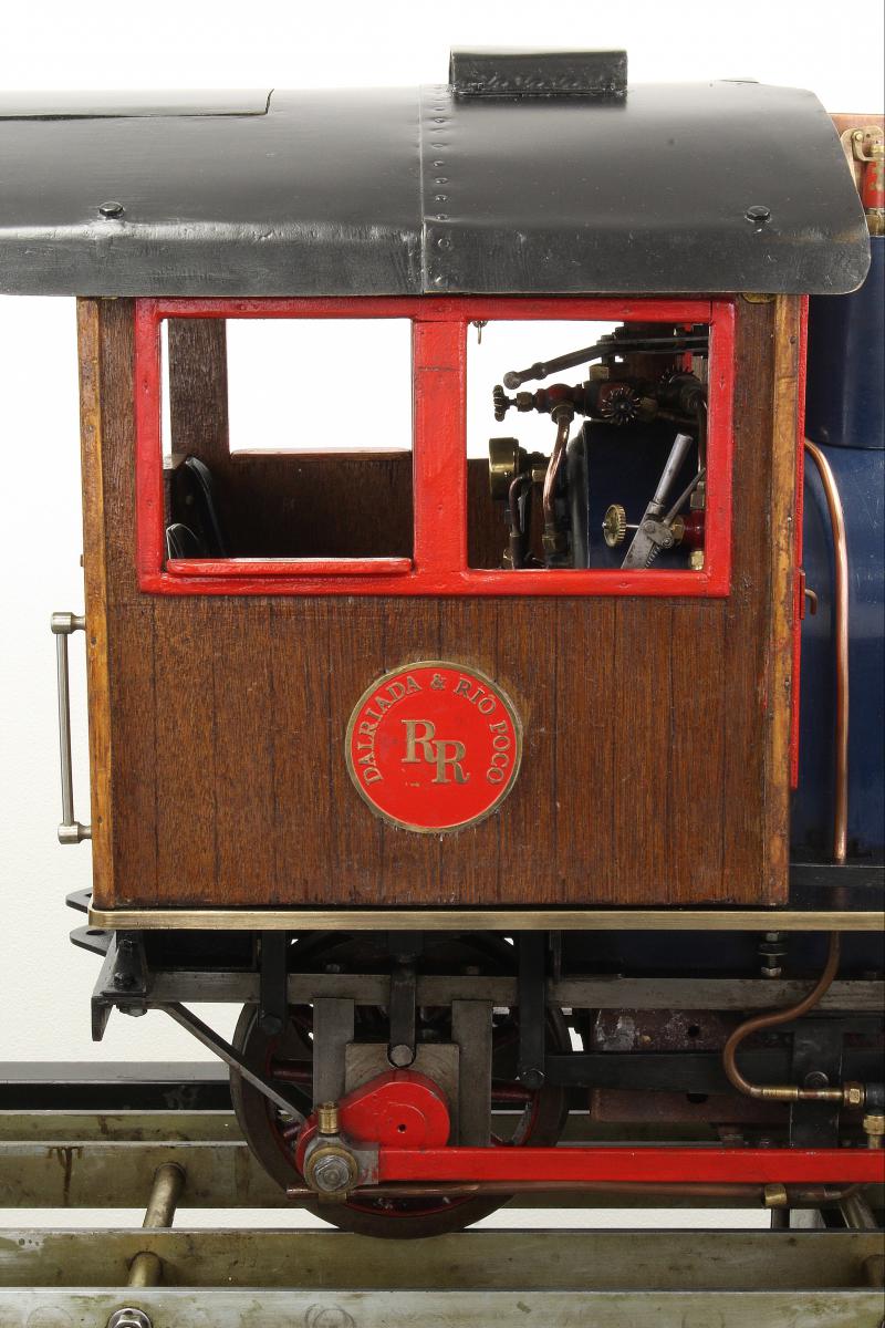 5 inch narrow gauge 2-6-0 tender locomotive