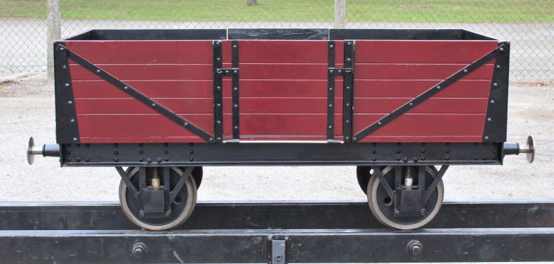 7 1/4 inch gauge plank wagon