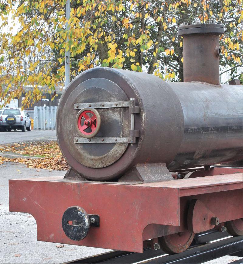 Large 7 1/4 inch narrow gauge chassis with marine boiler