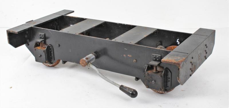 5 inch gauge braked driving truck chassis