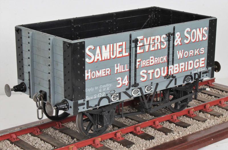 5 inch gauge private owner wagon "Samuel Evers & Sons"