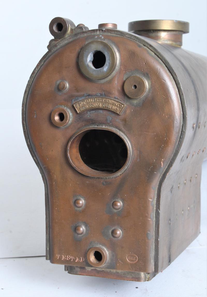 3 1/2 inch gauge "Mona" parts, castings & commercial boiler