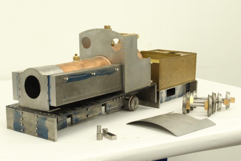 Part-built 2 1/2 inch narrow gauge "Toby" 0-4-2T