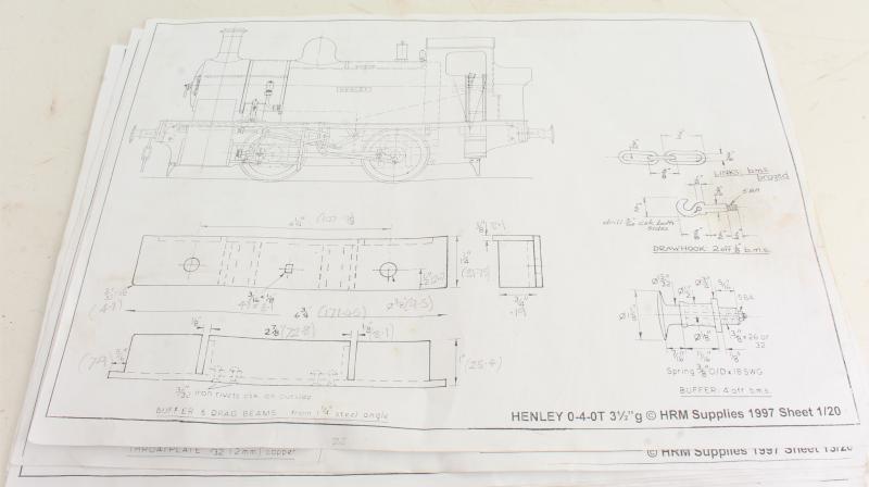 3 1/2 inch gauge 0-4-0T "Henley" chassis