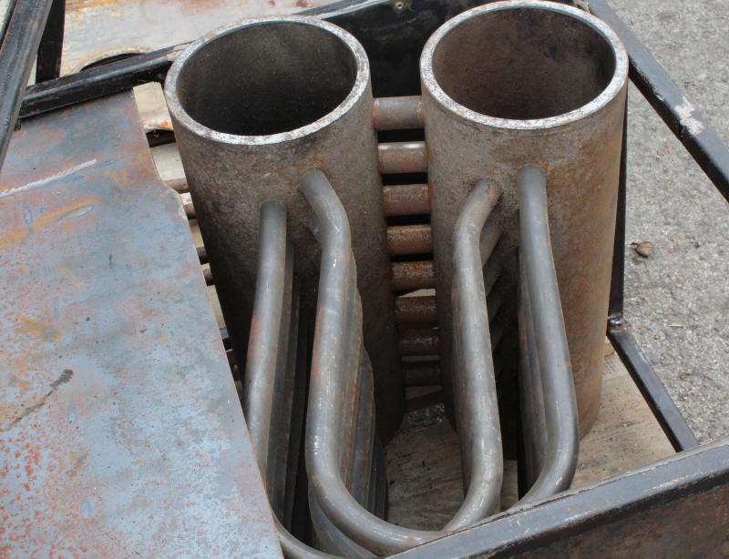 Twin drum water tube boiler