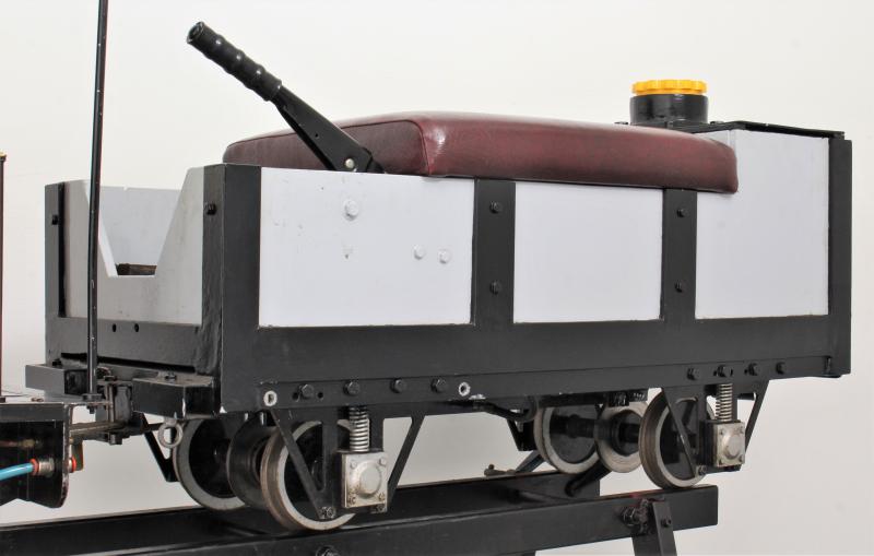 7 1/4 inch gauge 3 inch scale Hunslet 0-4-0ST with driving truck
