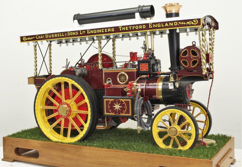 2 inch scale Burrell Gold Medal Showmans tractor